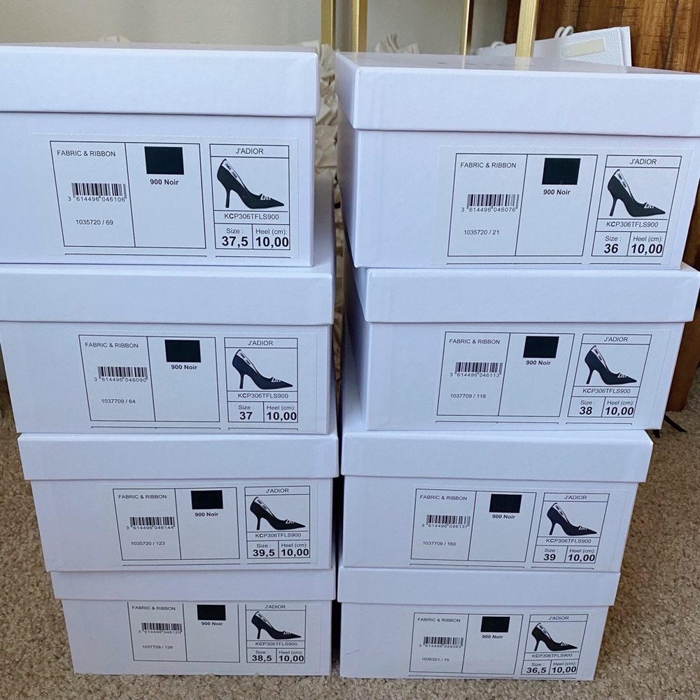 NWT Christian Dior J'Adior Black Mesh Pump - Picture 6 of 15
